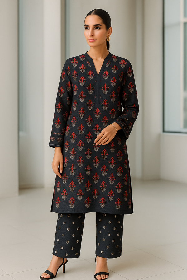 CRIMOS Printed Viscose Suit  - unstitched 2PC