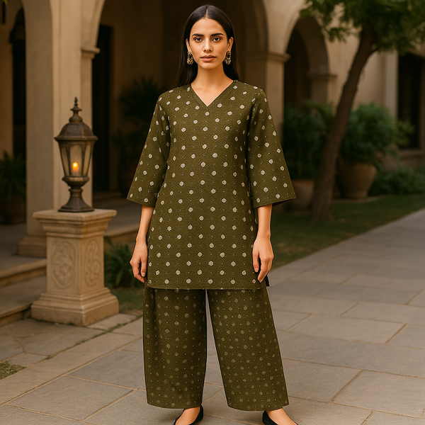PENIN Printed Viscose Suit -  unstitched 2PC