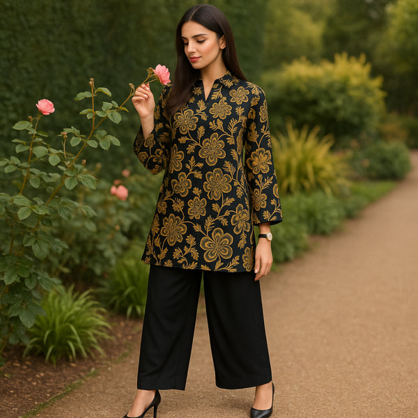 WAJOOD Printed imported lawn Suit -  unstitched 2PC D54
