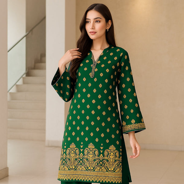 MAHJABEEN Digital Printed Viscose Suit - unstitched 2PC D31