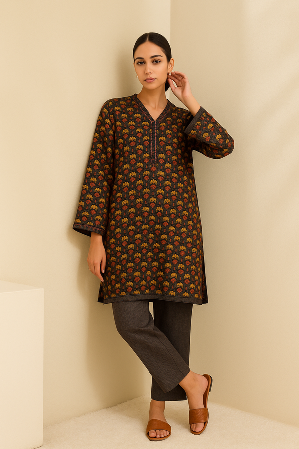 MEHRUNISA  Printed Viscose Suit  - unstitched 2PC